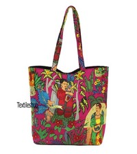 Borsa a mano rosa Frida Kahlo