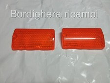 AUTOBIANCHI A112 112 PRIMA SERIE FRECCE FANALINI ANTERIORI ARANCIO INDICATOR NEW