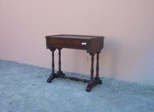 Scrittoio scrivania con piano scrittura in pelle, mogano, fine '800!