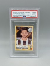stickers 2013-14 Panini Calciatori Stickers Aggiornamenti Bruno Fernandes PSA 8
