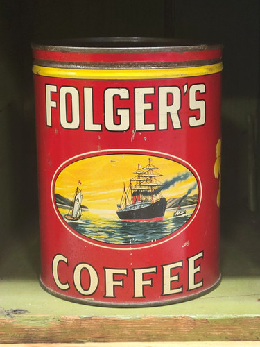 Lattina latta folgers caffè - latta,