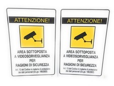 2 Cartelli Segnaletici Area