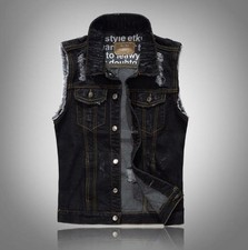 Gilet uomo smanicato cowboy
