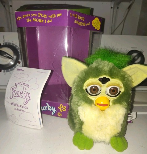 Furby verde vintage 1998 solo - verde,