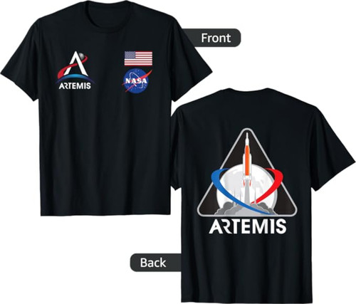 Maglietta nasa artemide - nasa,