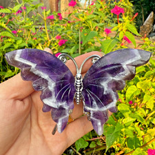 Farfalla intagliata ametista