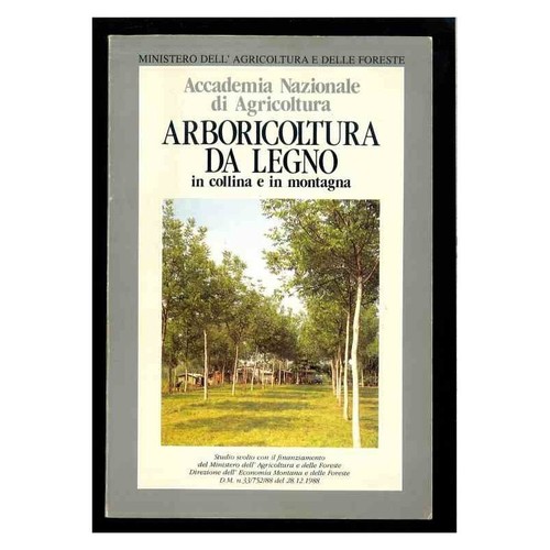 Arboricoltura legno in - da,