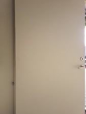 Porte interne bianche, una normale una scorrevole 81x210