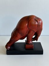Guido Cacciapuoti Ceramica Elefante Gres rosso Reggilibro