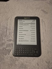 Amazon Kindle Keyboard (3a generazione) 4 GB, Wi-Fi (Sbloccato) batteria nuova