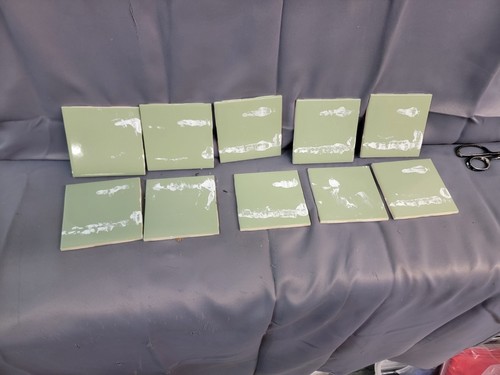 Pcs olive tile - tile, 4-1/4"