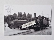 Fotografia Stazione di Portomaggiore Locomotiva a vapore FS Gr 835.001  