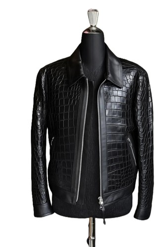 Men black leather - men's,
