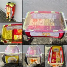 LETTINO BOX CULLA CAMPEGGIO JOYELLO PIEGHEVOLE DOPPIA ALTEZZA ZANZARIERA RUOTE