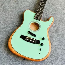Chitarra elettrica verde