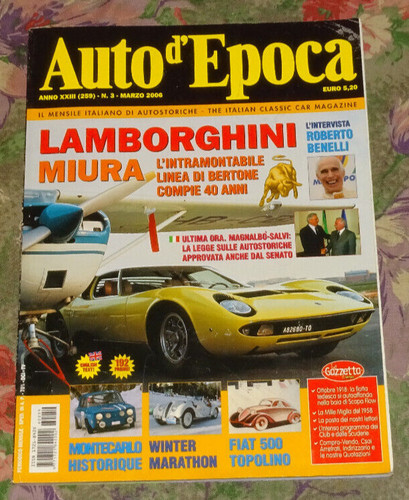Auto epoca marzo - , 2006