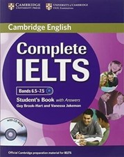 COMPLETE IELTS BANDS 6.5-7.5 STUDENT'S BOOK W/ANSWERS CAMBRIDGE 9781107688636