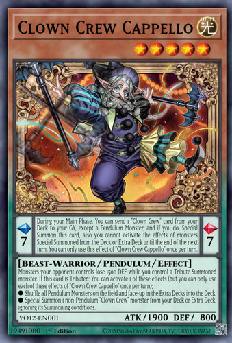 Yugioh betb en099 clown - betb-en099,