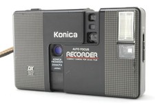 【N MINT+++】Konica Recorder Nero Mezza Cornice 35mm Fotocamera Punta e Scatta