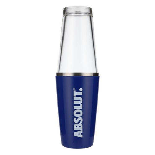 Absolut vodka shaker acciaio - vodka,