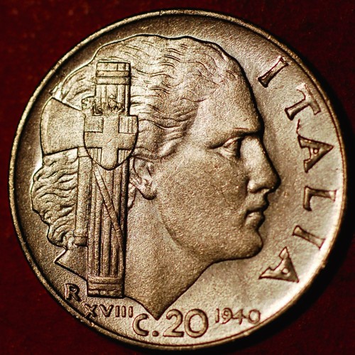 Italy centesimi 1940 75 - italy, km#