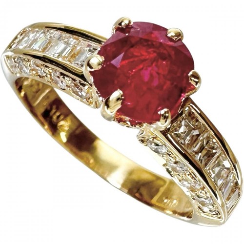 Anello rubini 1 102 ct - us, 4,6