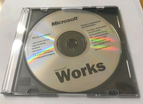 Microsoft works cd - microsoft,