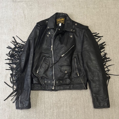 Giacca vera pelle uomo - 40, nera