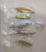 Set 5 Esche Finte Pesci Finti Fishing Lure Per Mare 