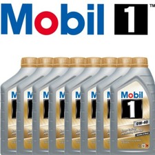 MOBIL 1 FS 0W40 DIESEL BENZINA SINTETICO A3/B3 A3/B4 VW OLIO MOTORE 8 LITRI
