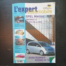 revue technique OPEL MERIVA 1.7 dti cdti Depuis 2003 rta Opel Meriva Diesel