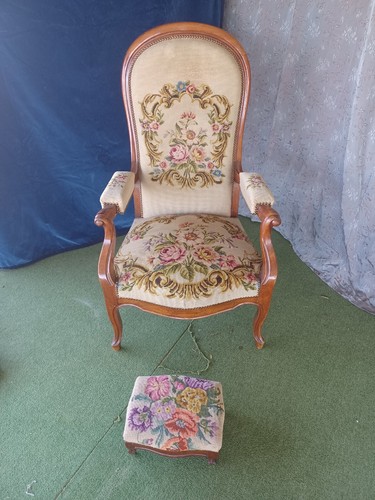 Poltrona con ricamo goblen - ,