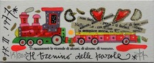 FRANCESCO MUSANTE- IL TRENINO DELLE PAROLE  serigrafia firmata e numerata