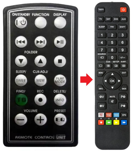 Telecomando adatto per doctor - telecomando,