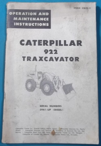 Cat caterpillar 922 manuale - 922,