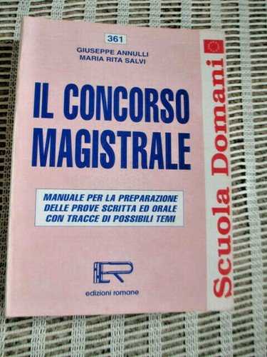 Annulli salvi il - -, concorso