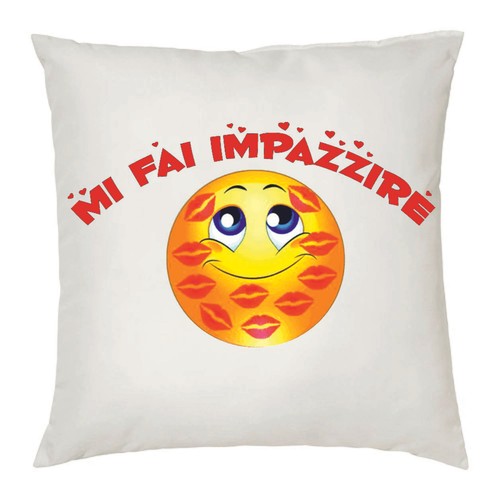 Cuscino scritta mi fai - x,