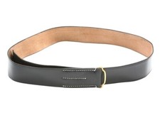 EM SOTTUFFICIALE Soldatini Pelle CINTURA Nera Esercito Imperiale Russo RIA WWI Replica