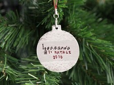 Pallina 2020 con nome bimbo da