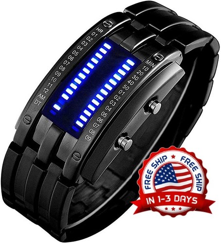 Reloj binario para hombre - reloj,