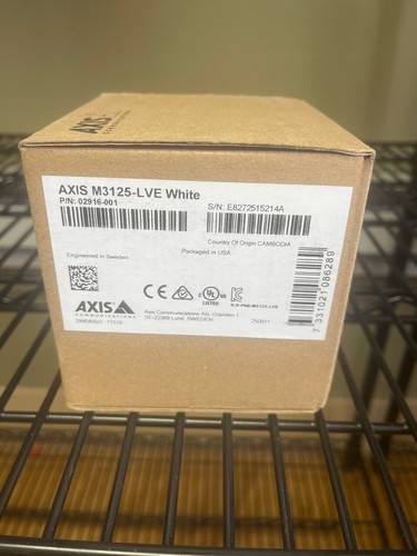 Axis m3125 lve - telecamera, a