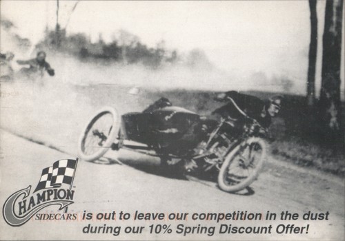 Pubblicità champion sidecars - champion,