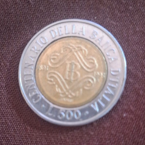 Moneta 500 lire repubblica - moneta,