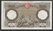 100 LIRE  GUERRIERA ( FASCIO)   ROMA   DECR  19/10/1939
