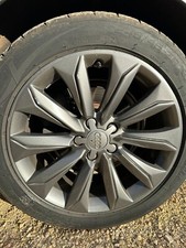 2 CERCHI IN LEGA 18 AUDI A4 ALL ROAD ORIGINALI USATI SILVER