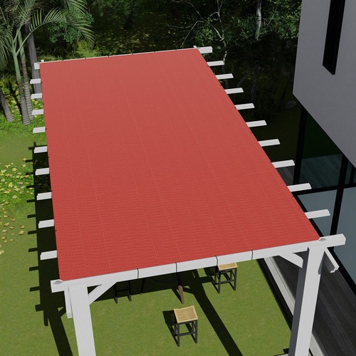 Vela parasole rossa - , 8-15