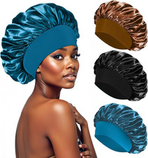 3 Pezzi Cuffia Seta Capelli