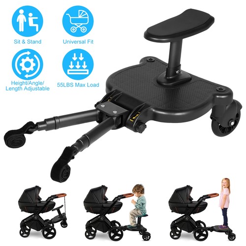 Black stroller board - black, 1