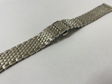 Cinturino orologio da polso uomo Longines acciaio inox argento 18 mm 