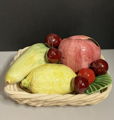 Cesto frutta ceramica bassano - frutta,
